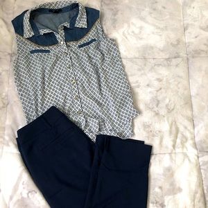 Dress Pants and Button Up